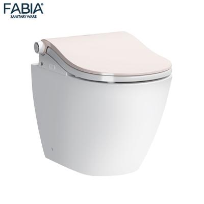 China Double-Flow Single Water Saver Easy Cleaning Smart Wall Hung Toilet With Seat Heating for sale