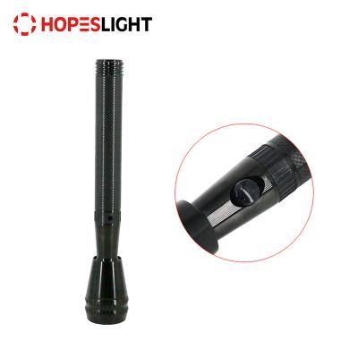 China Police Torch 130 Lumens LED Flashlight Heavy Duty Incandescent Rechargeable 2SC Battery Aluminum Alloy Large Security Flashlight for sale