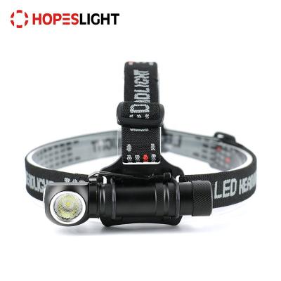 China With Magnetic Charging Cable 600 Lumen Front Torch Headlight 18650 Rechargeable Led Front Torch Headlight LED Headlight 18650 Headlight Battery for sale