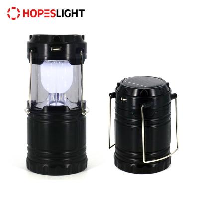 China Splar Rechargeable Outdoor Portable USB Home Charger 2 in 1 Camping Lantern and Flashlight with Power Bank for sale