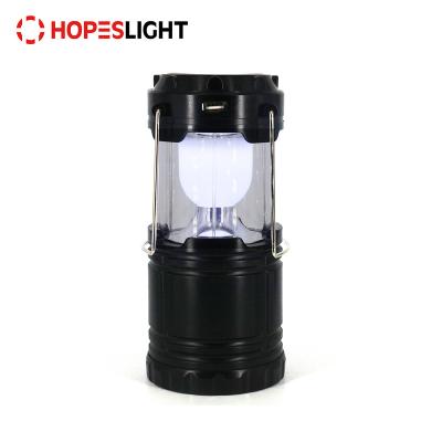 China Residential IPX4 Waterproof 50m Beam Distance Rechargeable Camping Lantern With Solar Charger Outdoor Camping Lantern for sale