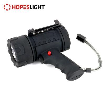 China Looking for 2020 Handheld Spot Light Outdoor Rechargeable LED Spotlight New Function for sale