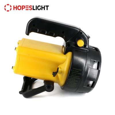 China Lightweight Rechargeable Led Handheld Spotlight With Portable For Emergency Hunting Outdoor Spot Light for sale