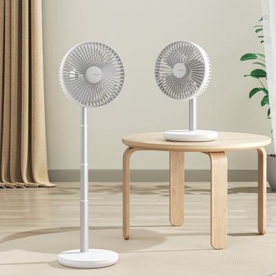 China Large table version JISULIFE fan desk fan-upgraded telescopic swinging updated version High quality USB rechargeable telescopic fan in summer for sale