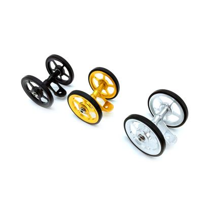 China Mountain Bikes Folding Bike Fender Wheel Fender Aluminum Alloy Double Wheel Easy Wheel for sale