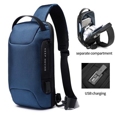 China Factory new daily used wholesale custom mens strain waterproof anti theft fashion chest cross - body sling bag for sale