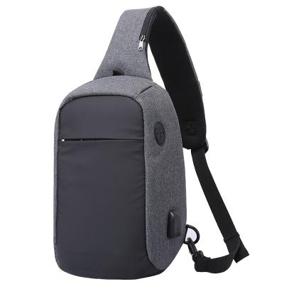 China Factory Wholesale Oxford Men Travel Anti Theft Korean Style Cross - Body Waterproof Men's Sling Bag Customized for sale