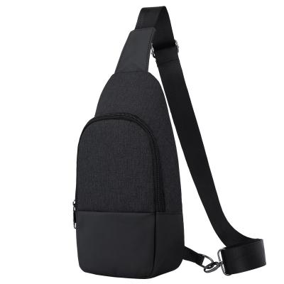 China Custom Oxford Wholesale OEM Logo Men Waterproof Lightweight Korean Style Cross - Body Trend Men's Chest Bag Sling Bag for sale