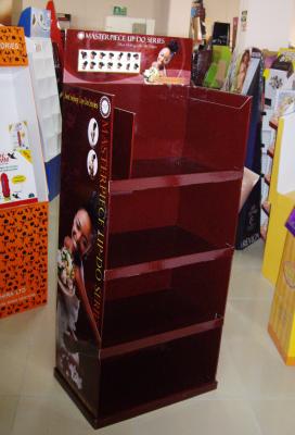 China Haircare Floor Cardboard Retail Displays Recyclable Cardboard Pos Display Stands for sale