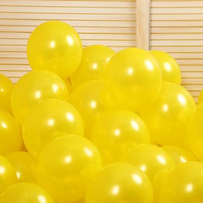 China Gift Toy Cheap Price Inflating Colorful Chime Birthday Metallic Latex Balloons for sale