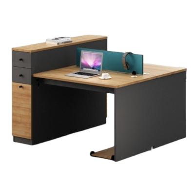 China Office Workstation Table Double Workstation Furniture Furniture Desk Combination Wooden Table Cheap Simple Modern Family Convertible Double Desk Is Convenient for sale