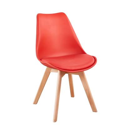 China Cheap Simplicity Fashion Leisure Creative Study Computer Office Meeting Chair Family Upholstered Plastic Dining Chair for sale