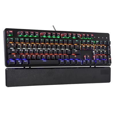 China ERGONOMICS 104 Keys Key Full No Conflict Mechanical Keyboard With Logo And Box Customized for sale