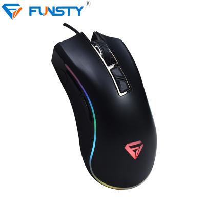 Cina Custom 8D Game Mouse Weighted Iron Logo And Color Professional Wired Optical Gaming Mouse in vendita