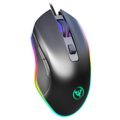 Cina 3D RGB Gaming Mouse Gaming Mouse PC Notebook Desktop Computer Light Wired Adjustable Mouse Four DPI in vendita