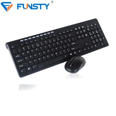 China Factory Compatible Cheap Price Custom Ultra Thin Usb Fashion 2.4G Wireless Keyboard And Mouse for sale