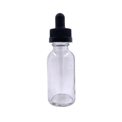 China E liquid cig/e/essential oil round glass bottle etc. 60ml 2oz Boston with screw dropper cap for sale