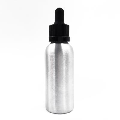 China E liquid/e cig/essential oil etc juice 30ml 50ml 60ml aluminum bottle e e with the child safe hat for sale