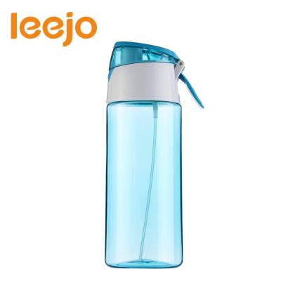 China Sustainable Leejo 600ml Tritan Mist Spray Sports Water Bottle Sprayer for sale