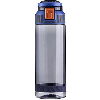 China New Arrival Viable Straw Cute Tritan Bike Bottle Flip Water Bottle For Gym for sale