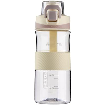 China Latest model viable casanova crystal infused tritan water bottle for gym for sale