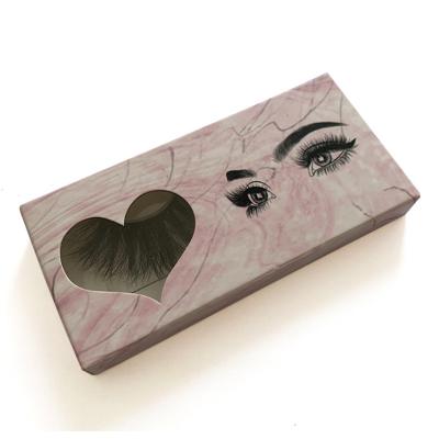 China Handmade Eyelash Packaging Box For Lashes Cases Lash Vendor Lash Book Box Plastic and Paper Pink Lash Boxes for sale