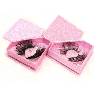 China Wholesale Custom Boxes Handmade False Eyelash Packaging Box Eyelash Vendor Boxes Logo Empty Rose Gold Stamping Process for sale