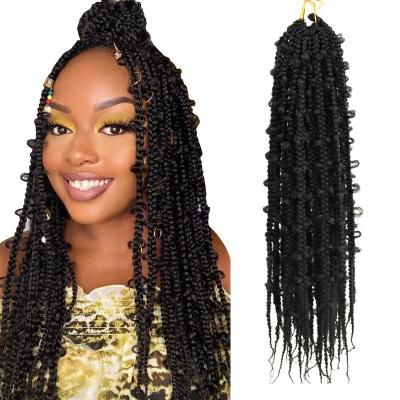 China Faux locs butterfly women locs soft beauty loose dreadlocks crochet locs hair 12 strands gypsy distressed butterfly Locs crochet hair 24 inch for sale