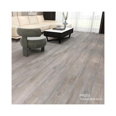 China Modern Waterproof Wood Grain 4mm 5mm 6mm 7mm 8mm PVC Click Lock spc Flooring Luxury Vinyl Plank Vinyl Flooring for sale