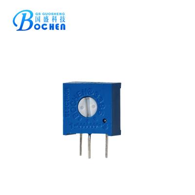 China 260Â ° 1/2W 2M trimming potentiometer b205 3386 potentiometer with RoHS for sale