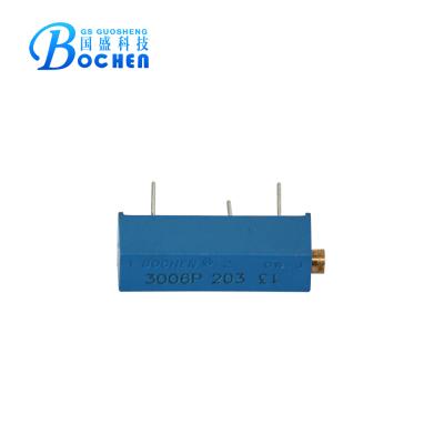 China 22Â ± 2 Cycles 3006 Low Profile Voice Control Motor Start Multi-Turn Potentiometer for sale