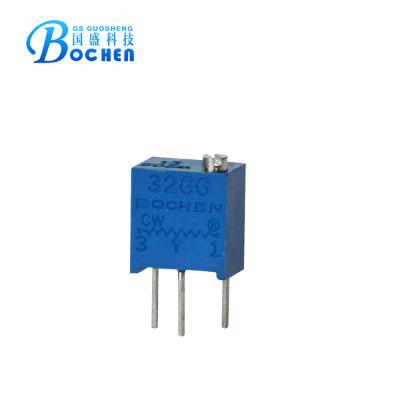 China 12Â ± 2 Cycles 3266W 50K 503 Value Trimmer Potentiometer for sale