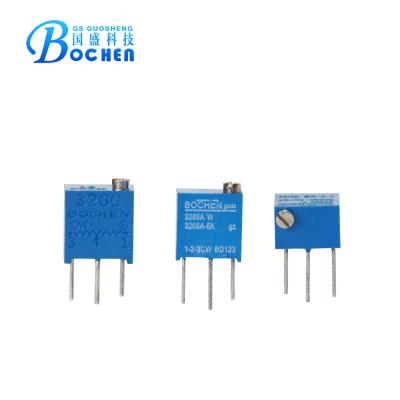 China 12Â ± 2 Cycles 3266W (103) Potentiometer 10k Ohm Trimpot Variable Resistor for sale