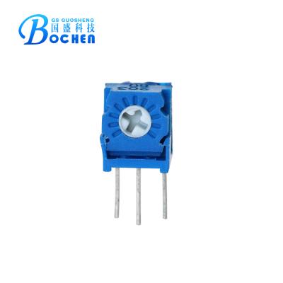 China 210Â ° Â ± 10Â ° BOCHEN Cermet Trimmer Potentiometer 3323 Low Profile Linear Potentiometer for sale