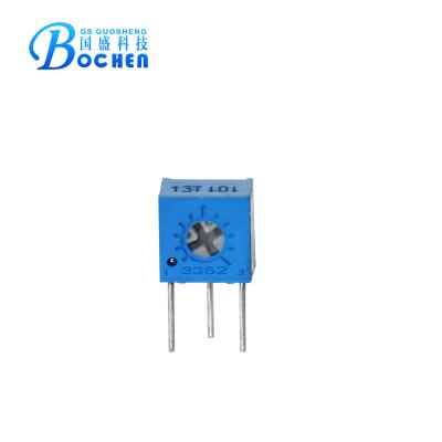 China 210Â ° Â ± 10Â ° BOCHEN 3362P 0.5W potentiometer pa6 gf30 preset potentiometer for sale