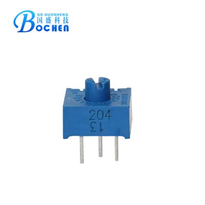 China 260Â ° Long Handle BOCHEN 3386P Trimmer Potentiometer 5k Trimpot Ohm Variable Resistor (502) for sale