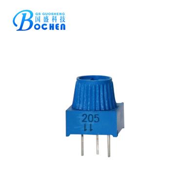 China 260Â ° 3386 potentiometer with switch trimpot 10k 20k 50k pots for sale