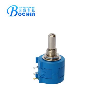 China â ‰ ¥ 3600Â ° Â ± 10Â ° 360 Degree Rotary Precision Potentiometer BOCHEN 3590S-10 Multi-turn Wirewound Potentiometer for sale