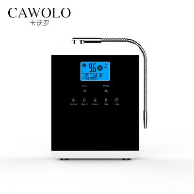 China Connect to the faucet Cawolo AL-808A 5 7 11 plates alkaline water ionizer kangen alkaline water machine for sale