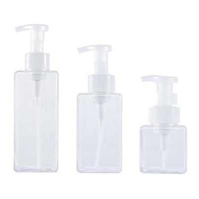 China Personal Packing/Clean/Skin Care Wash Hand in 250ml 450ml 650ml Square Foam Bottle Liquid Soap Stock Bottle for Washing Hand for sale