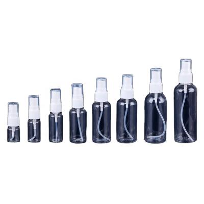 China Wholesale 30ml 50ml 60ml 80ml 100ml 120ml 150ml Skin Care Packaging Personal Plastic Clear Spray Bottle For Alcohol Sanitizer for sale