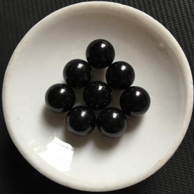 China Decoration 10mm 12mm 14mm 16mm Black Color 25mm Plastic Ball Acrylic Beads for sale