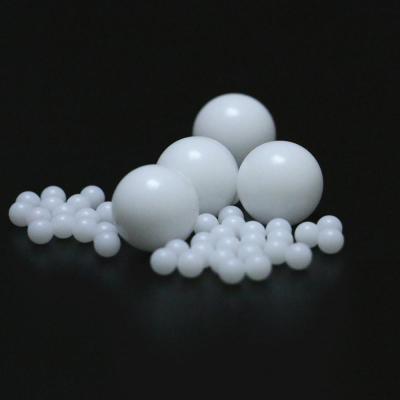 China Precision 1mm 2mm 3mm 4mm Mini Bearing PTFE Solid Plastic Balls For Sale for sale