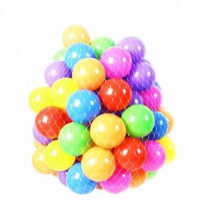 China Pit Toy High Quality 75mm Soft Colorful 80mm Pit Plastic Balls for sale