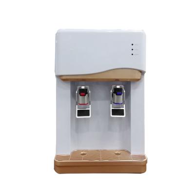 China Customized Electronic Cooling Hot and Cold Water Bucket Top-Loading Desktop Water Dispenser Electronic Cooling Dispenser for sale