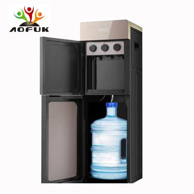 China Vertical New Product Bottom Loading Hot Cold And Heat Three Water Faucets Electronic Cooling Water Dispenser for sale