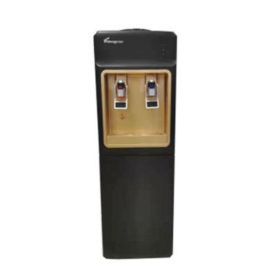 China Floor standing black and gold color cold and push-cup type household tea machine hot water dispenser dispensers for sale