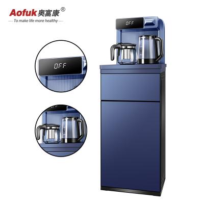 China Safe Commercial Water Machine Bar Tea Cooler Bottom Load Hot And Hot Standing Dispenser for sale