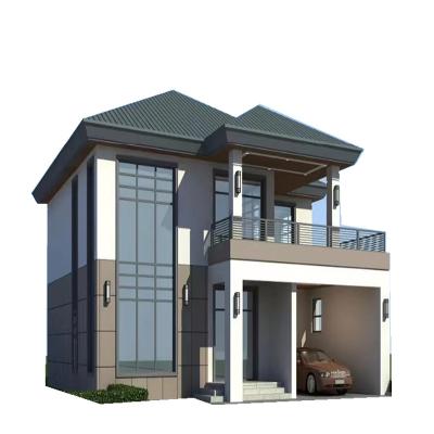 China Luxury Prefab Villa House Steel Structure House Light Steel Fabricated Villa Prefab House for sale