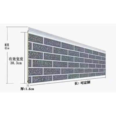 China Modern PU Polyurethane Sandwich Exterior Wall Panel With Good Quality for sale